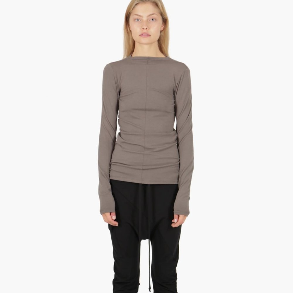 Lumitus Bamboo High Neck Long Sleeve Gray Small